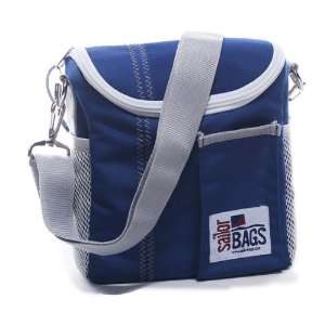  SailorBags Sailcloth Lunch Bag, Blue with Grey trim Patio 
