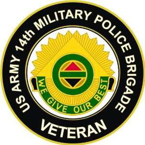  US Army Veteran 14th MP Military Police Brigade Unit Crest 