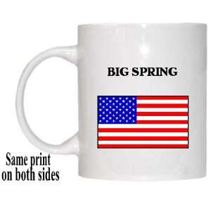  US Flag   Big Spring, Texas (TX) Mug 
