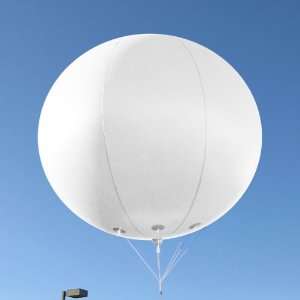    8 Ft White Advertising Blimp / Sphere Balloon