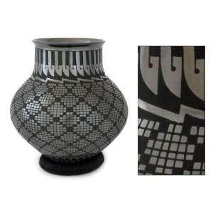 Ceramic vase, Geometric Dance