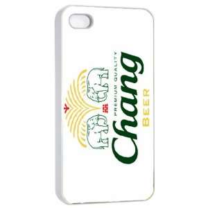 Chang Beer Logo Case for Iphone 4/4s (White)  