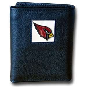 Cardinals Leather/Nylon Trifold Wallet   NFL Football Fan Shop Sports 