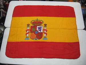 Spain flag on 50 x 60 Fleece Blanket   