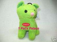 plush Green Kitty dog toy toys pet puppy cat poodle  