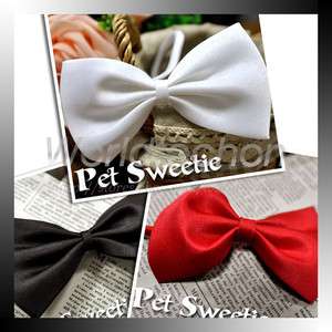 Dog Cat Pet Bow Tie Bowtie Costume Dress Up 3 Color  