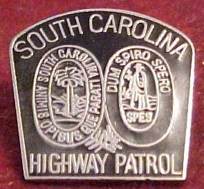 South Carolina Highway Patrol Police Badge Patch mini  