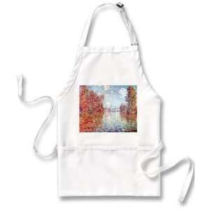  Autumn In Argenteuil By Claude Monet Apron Everything 