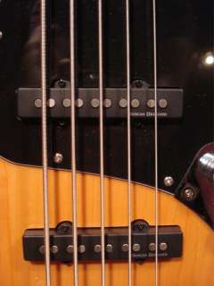 Fender Squier Vintage Modified Jazz Bass V 5 String Natural +Extras 