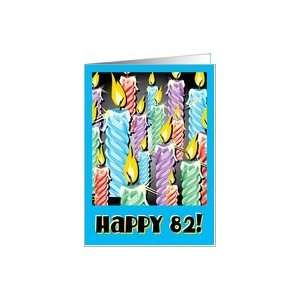 Sparkly candles  82nd Birthday Card Toys & Games