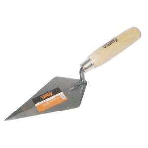  Point Trowel with Wood Handle, 6 x 3