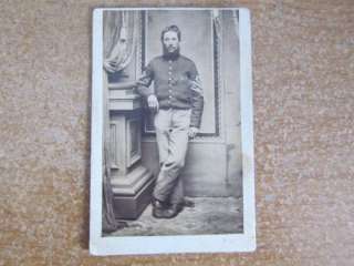 Civil War 1st Sergeant cdv photograph  