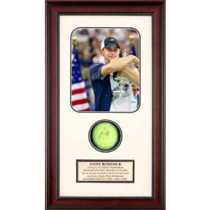  Andy Roddick Autographed Tennis Ball Shadowbox Sports 