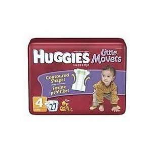  Huggies Supreme Little Movers Diapers Step 4 4X27 Baby