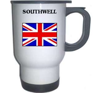  UK/England   SOUTHWELL White Stainless Steel Mug 