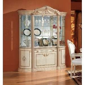 ITALIAN 4 DOOR CHINA CABINET Rossella Dining Collection  