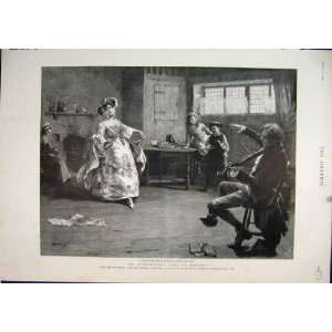   Visit Triplet Dancing Music Violin 1892 