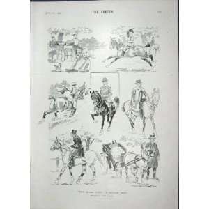  1903 ROTTEN ROW HORSES MADAME SARAH BERNHARDT THEATRE 