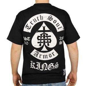  Truth Soul Armor King of Spades T Shirt   Small/Black 