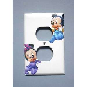 Disney BABY Mickey Minnie Mouse OUTLET Switch Plate 