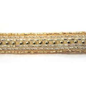   Simple Beaded Band By Shine Trim   Gold/silver Arts, Crafts & Sewing