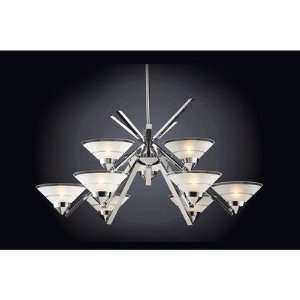  Refraction 9 Light Chandelier