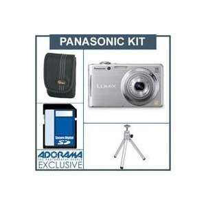  Panasonic Lumix DMC FH5 Digital Camera Kit   Silver   with 
