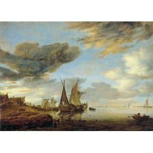  FRAMED oil paintings   Salomon van Ruysdael   24 x 18 
