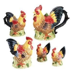  Ceramic Chickens Tabletop (7 pc. Set)