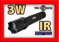 Solarforce® 3W IR Infrared 6V NVG Led T.Head Flashlight  