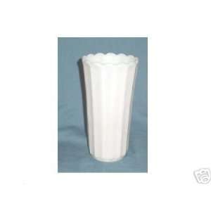  Paneled Milkglass Vase 