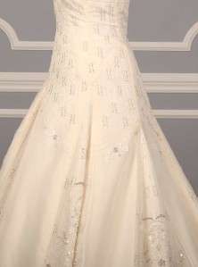 AUTHENTIC Reva Mivasagar Soiree Sleeveless Silk Ivory Couture Bridal 