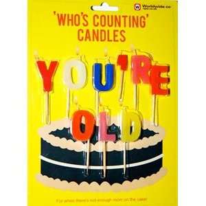  Youre Old Birthday Cake Candles
