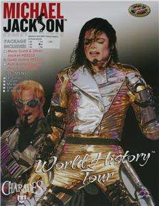 MICHAEL JACKSON Mens World History Tour JACKET + PANTS  