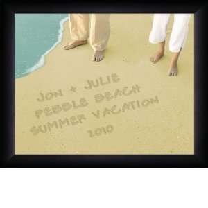  Personalized Sandy Toes Beach Print