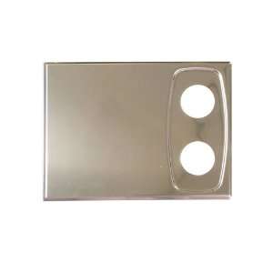 WingIts BCSR CHM Crescent Polished Stainless Steel Cover Plate (Set of 