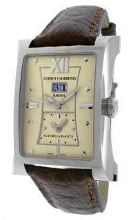 Cuervo Y Sobrinos Esplendidos Dual Time Cream Dial Watch 2451.1CL 