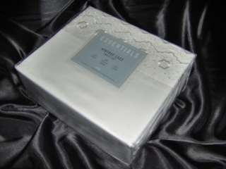 Charter Club Vintage Lace King Sheet Set White NEW 608381326384  