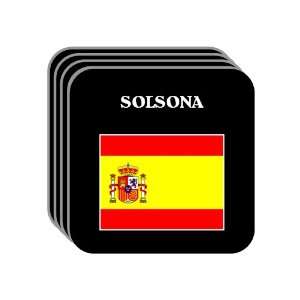  Spain [Espana]   SOLSONA Set of 4 Mini Mousepad Coasters 