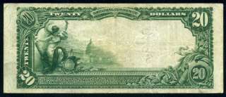 1902, $20 Chatham Phenix New York GORGEOUS VF  