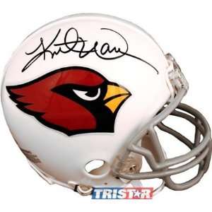  Kurt Warner Autographed Arizona Cardinals Riddell Mini 