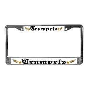  Joes Trumpets Music License Plate Frame by  