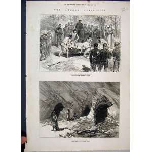  1879 Afghan Expedition Soldier Funeral Jellalabad River 