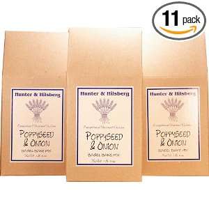 Hunter & Hilsberg Poppyseed and Onion Bagel Bake Mix, 22 Ounce (Pack 