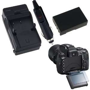  FOR NIKON EN EL9 ENEL9 REPLACEMENT BATTERY + CHARGER + LCD 