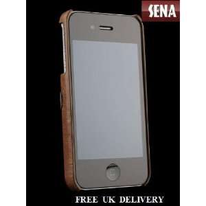  Sena Vista Genuine Leather Case for iPhone 4 / 4S   Brown 
