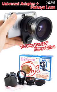 Jackar Fisheye Lens for Canon S95 S90 SD1400 IS 1300 IS  