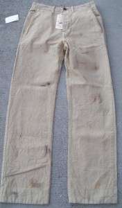 Ralph Lauren mens RRL 28 canvas pants nwt $395 vintage  