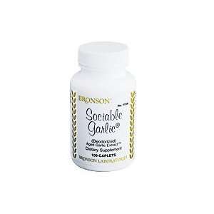 Sociable Garlic   300 mg. (Odorless) Health & Personal 