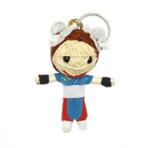  Chun Li Voodoo String Doll Keychain 